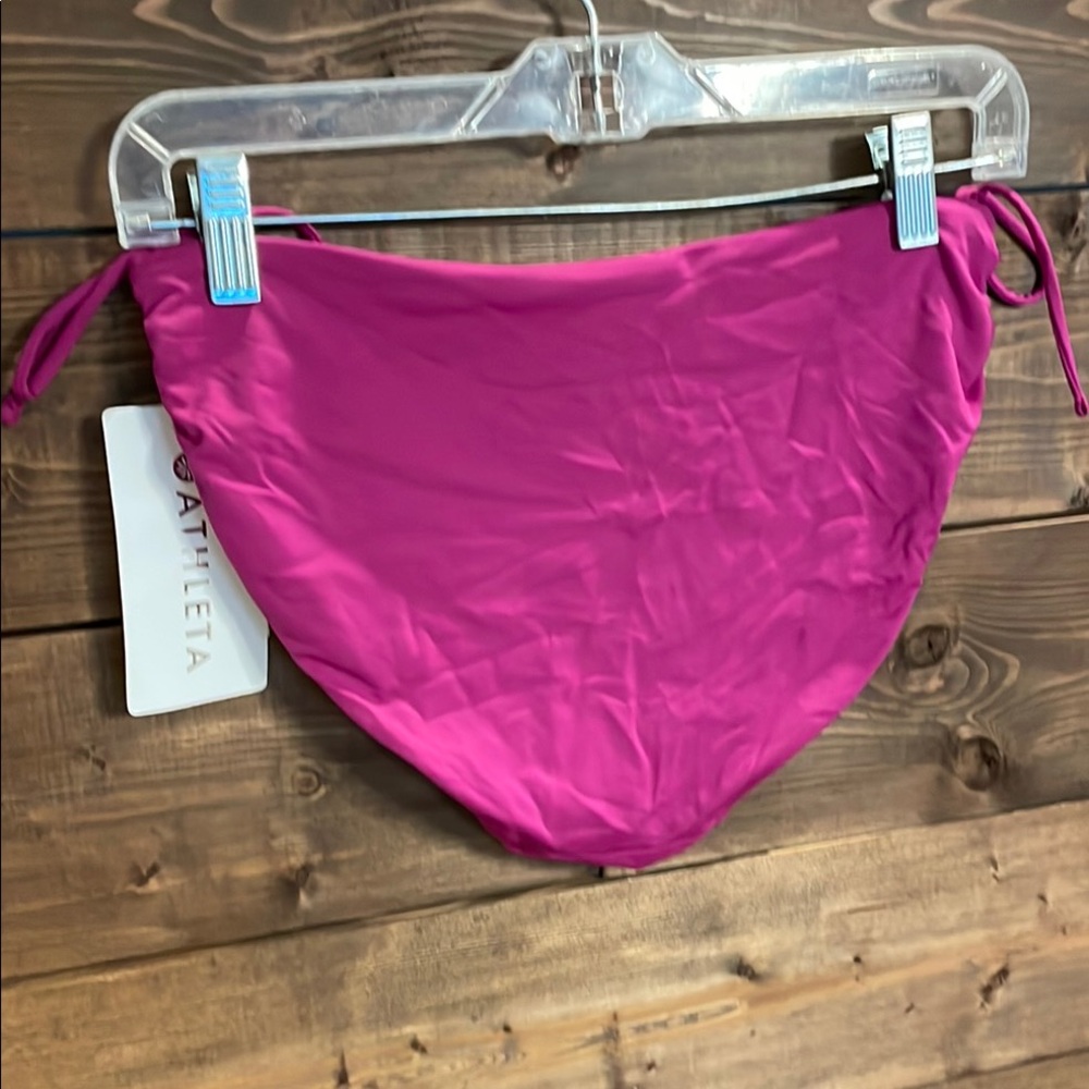Athleta Pink Bikini Swim Bottoms Size S (#824) - Picture 6 of 8